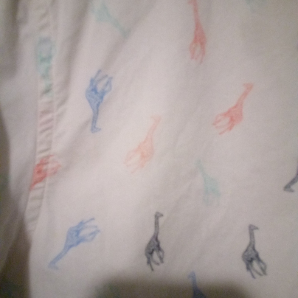 Colorful Giraffe Pattern Print Button-Up Shirt - Picture 5 of 5